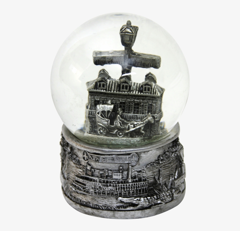 New Orleans French Quarter Snowglobe - Cajun Creations New Orleans French Quarter Snowglobe, transparent png