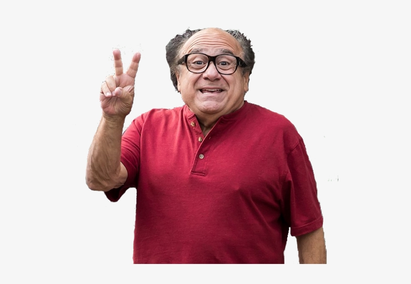 Danny Devito Peace Sign, transparent png