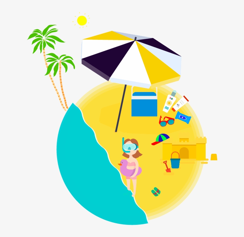 Kit Playa - Beach, transparent png