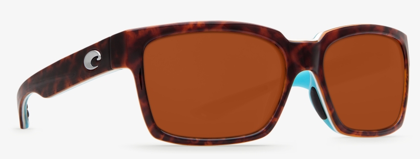 Costa Del Mar Playa Sunglasses In Light Tort/white/aqua, - Costa Del Mar Playa Polarized Py 88 Ogglp Blue Women/men, transparent png