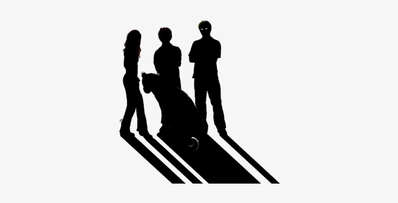 Superhero Silhouettes - Superhero Group Silhouette Png, transparent png