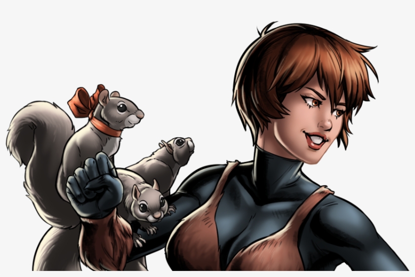 Marvel's New Warriors / Squirrel Girl Comedy Tv Series - Marvel Squirrel Girl, transparent png