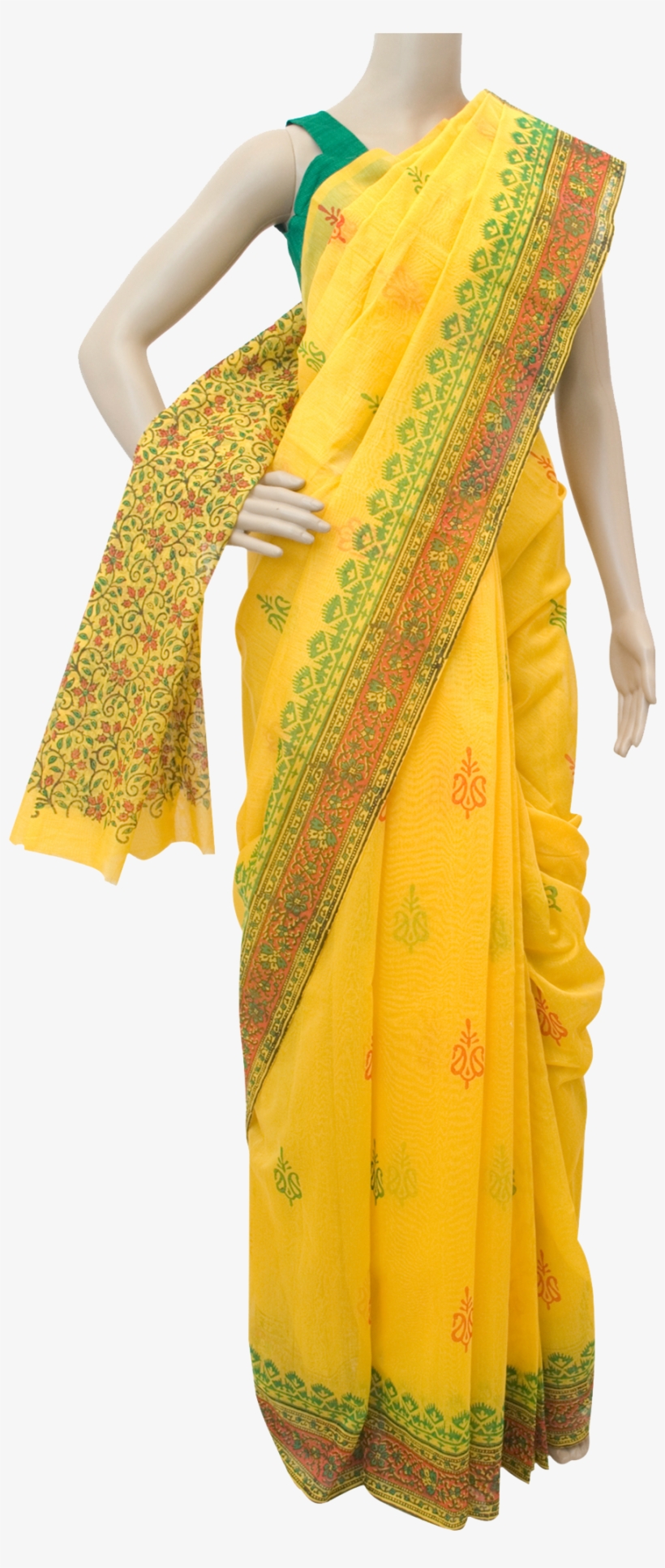 Main Saree - Silk, transparent png