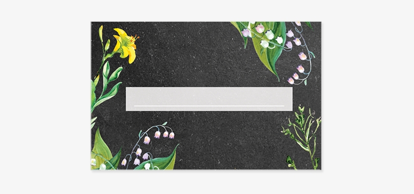 Invitation Mariage Personnalise Chanmpetre Jaune Muguet - Illustration, transparent png