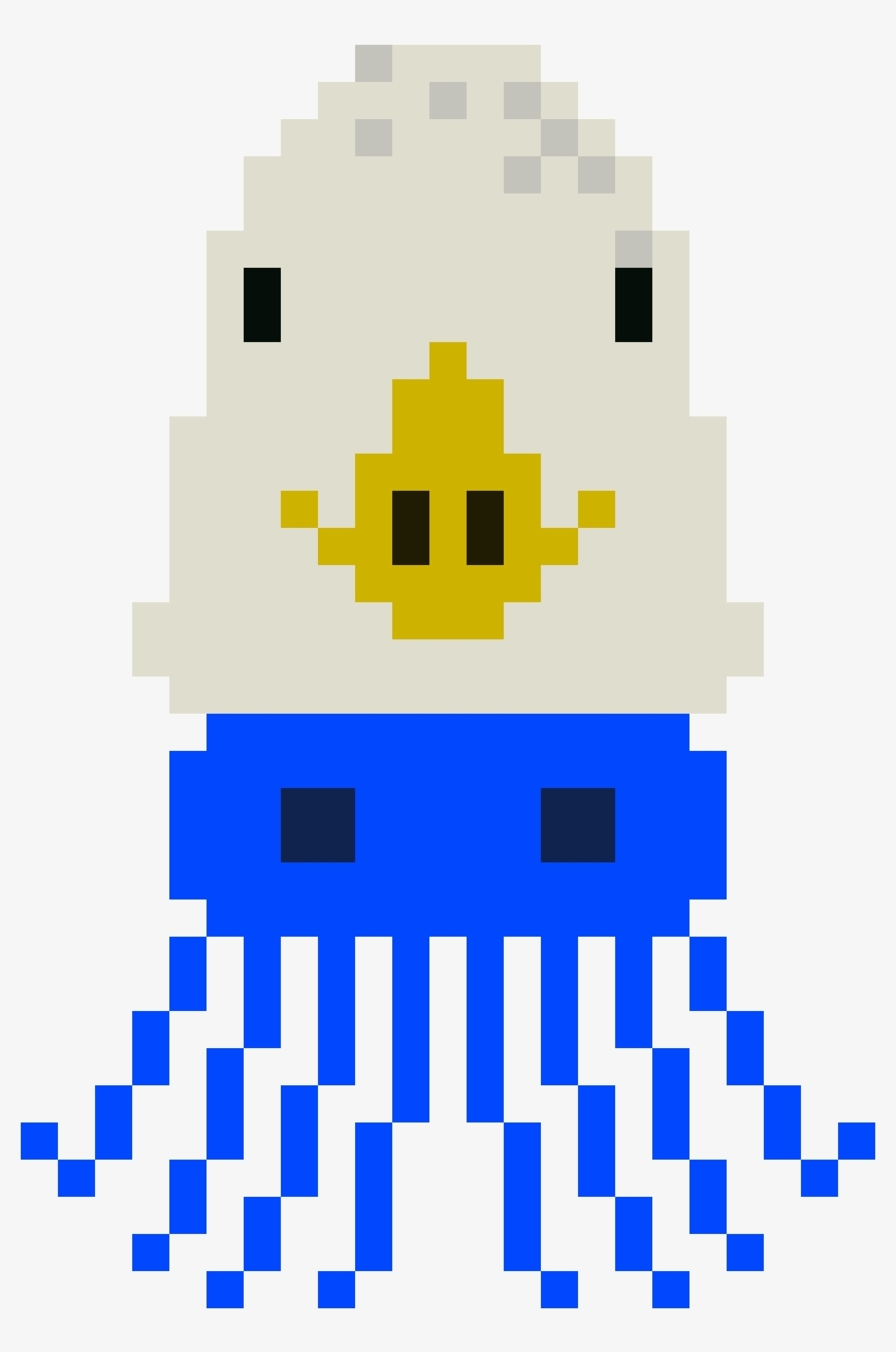 Whatever - Squid Pixel Art, transparent png