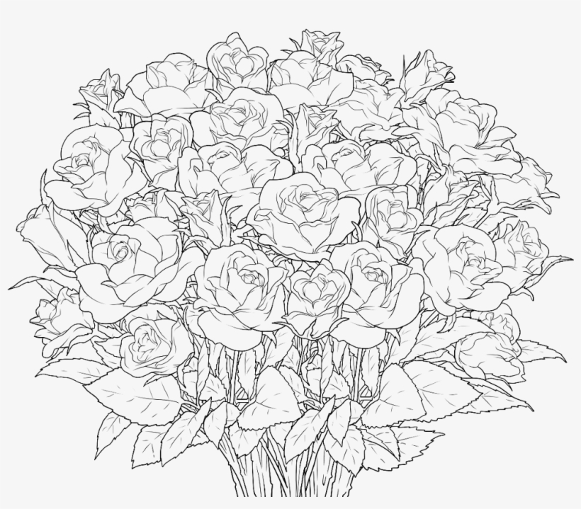 #flower #outline #floralwrap #draw #drawing #freetoedit - Mandala A Colorier Animaux, transparent png