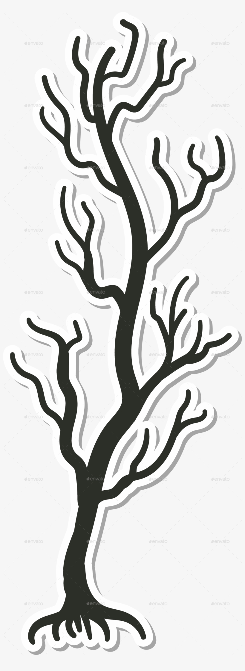 Tree 8 Trunk - Illustration, transparent png