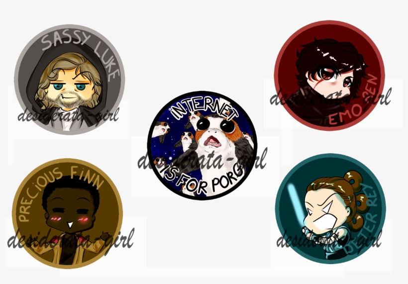 Buttons Star Wars - Badge, transparent png