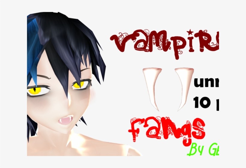 Fangs Clipart Vampire Face - Cartoon, transparent png