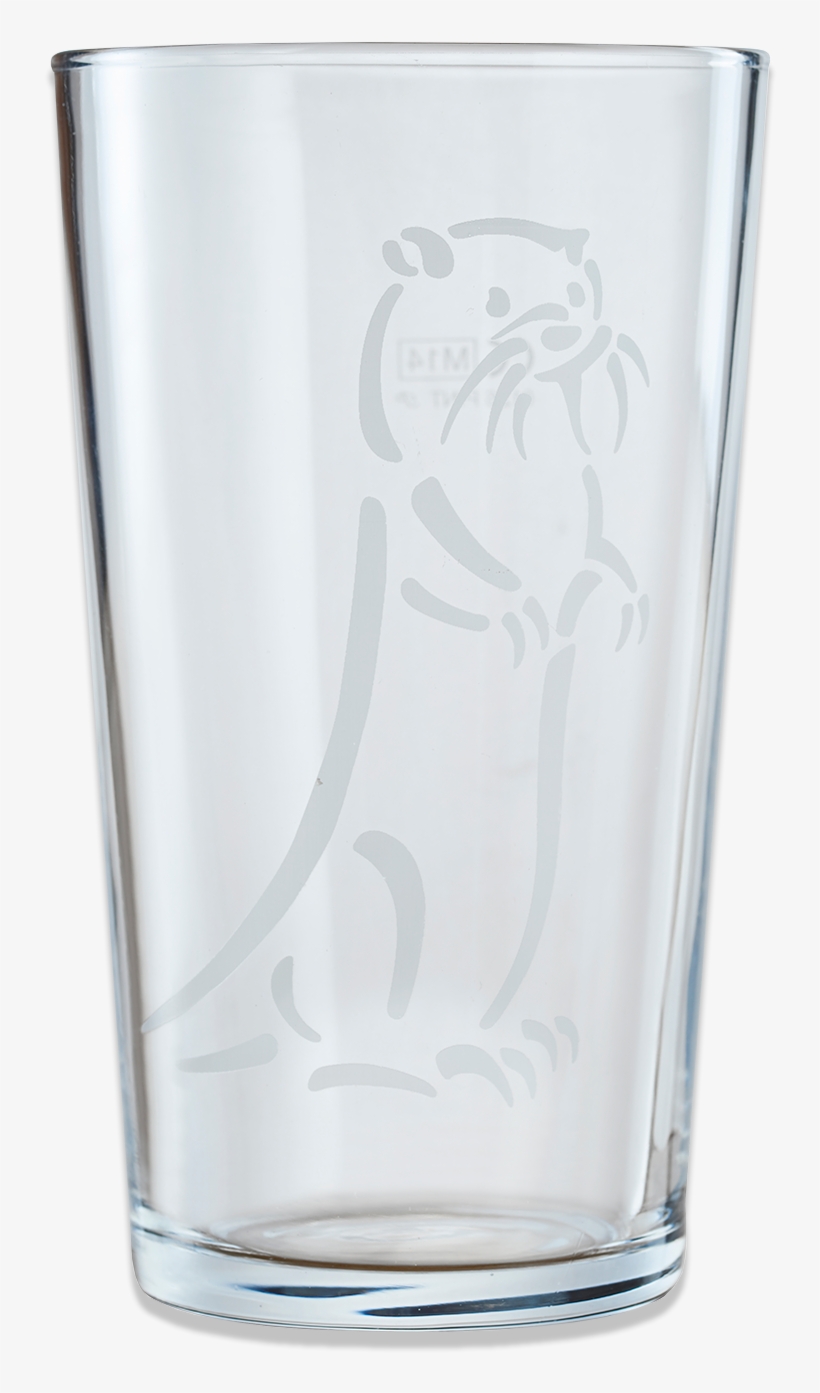 Otter Shop - Pint Glass, transparent png