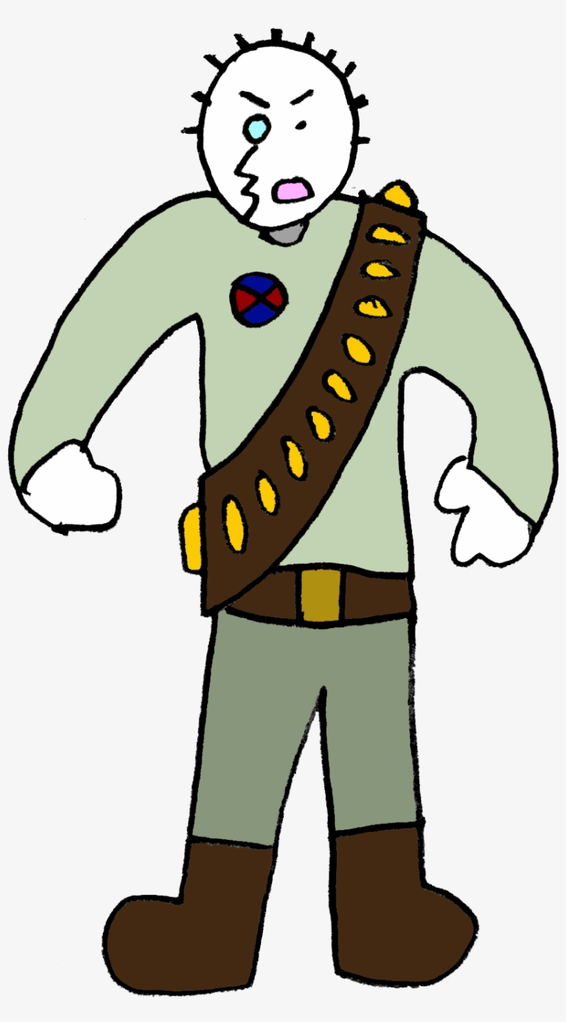 Epic Eye Scar Guy - Cartoon, transparent png