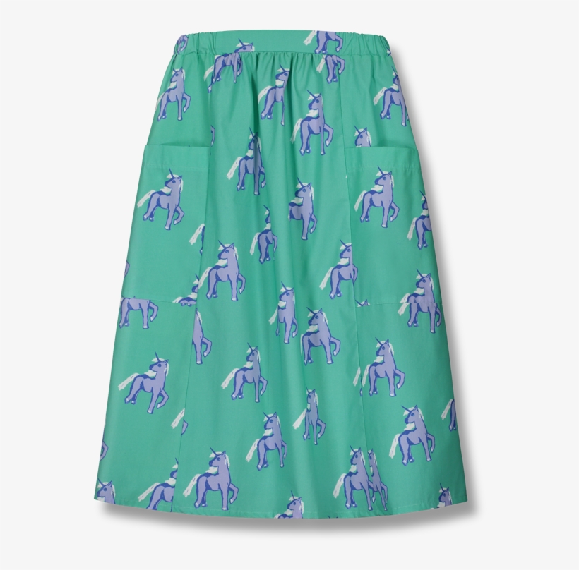 Vimma Skirt Sanelma Unicorns Forever Turkoosi-lila - Miniskirt, transparent png