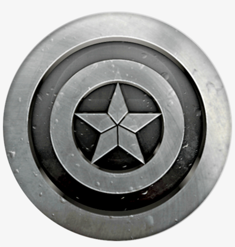 Captain America Monochrome - Pentacle Colourful Tattoo, transparent png