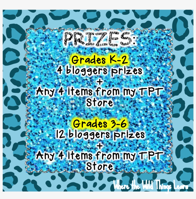 The Wild Prizes - Blue Glitter Background, transparent png