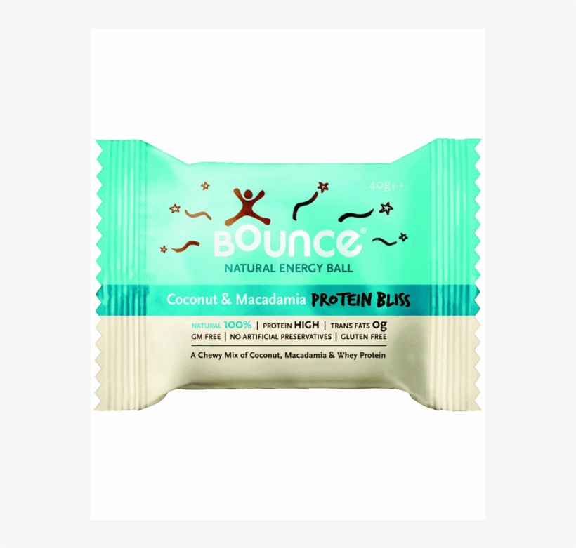 Bounce Coconut & Macadamia Protein Energy Ball - Graphic Design, transparent png