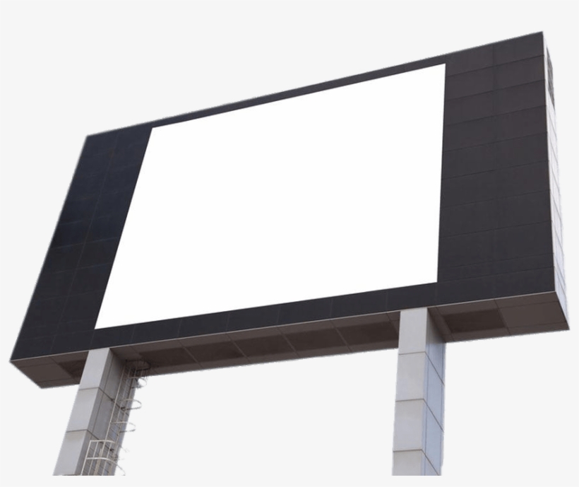 Billboard White Screen - Advertising, transparent png