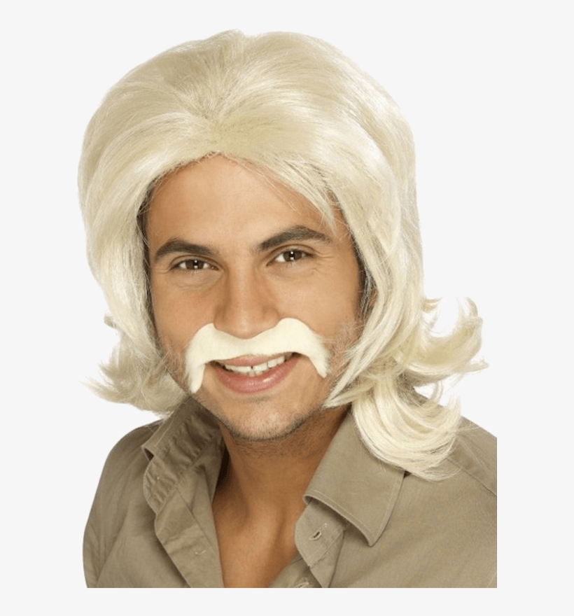 Blonde Wig - Guy With Blonde Wig, transparent png