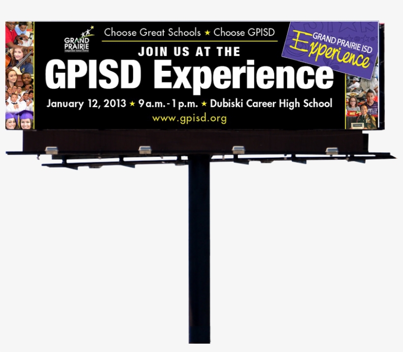 Wide-billboard - Grand Prairie Isd Billboards, transparent png
