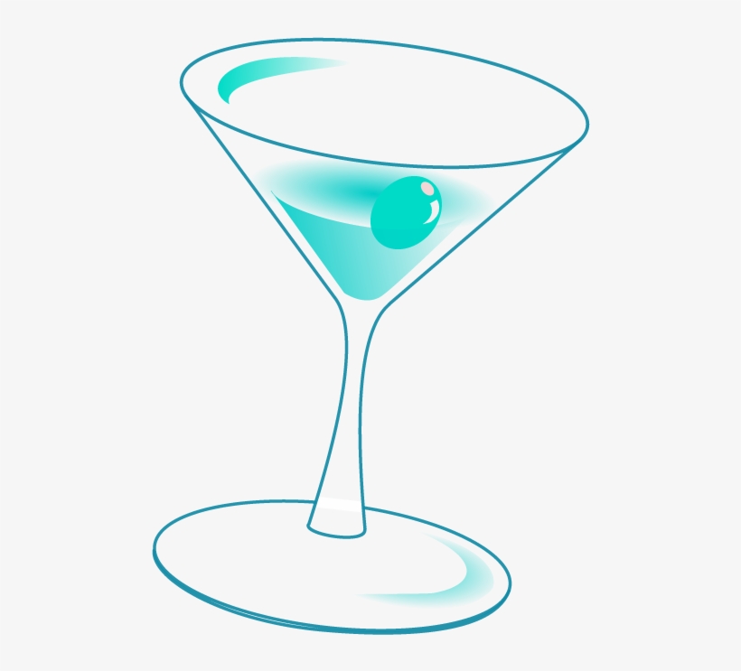 Blue Lagoon Hawaii Cocktail Garnish Transprent Png - Martini Glass, transparent png