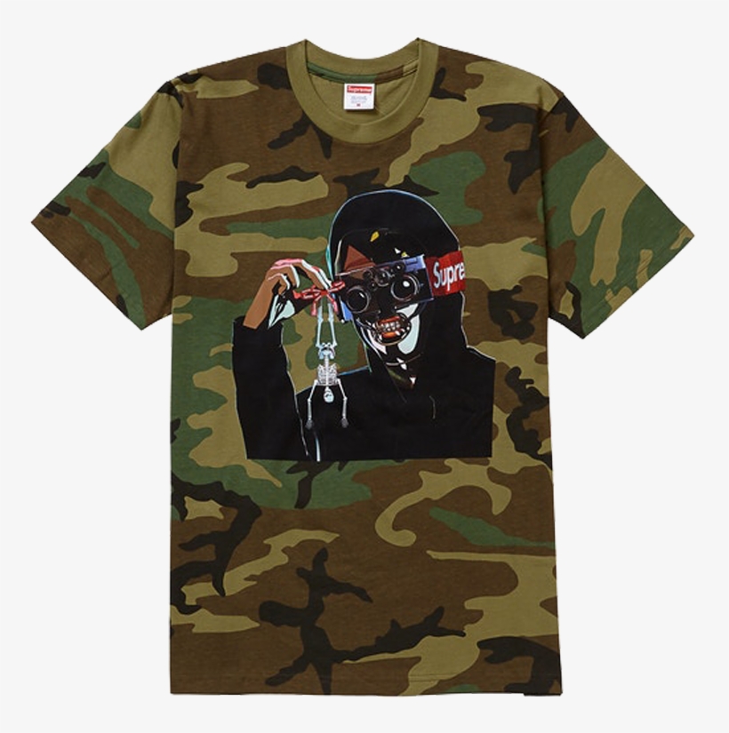 Supreme Creeper Tee Camo, transparent png