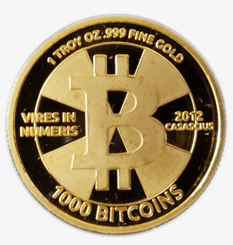 S2 1,000 Btc 2011 Gold Coin - Emblem, transparent png