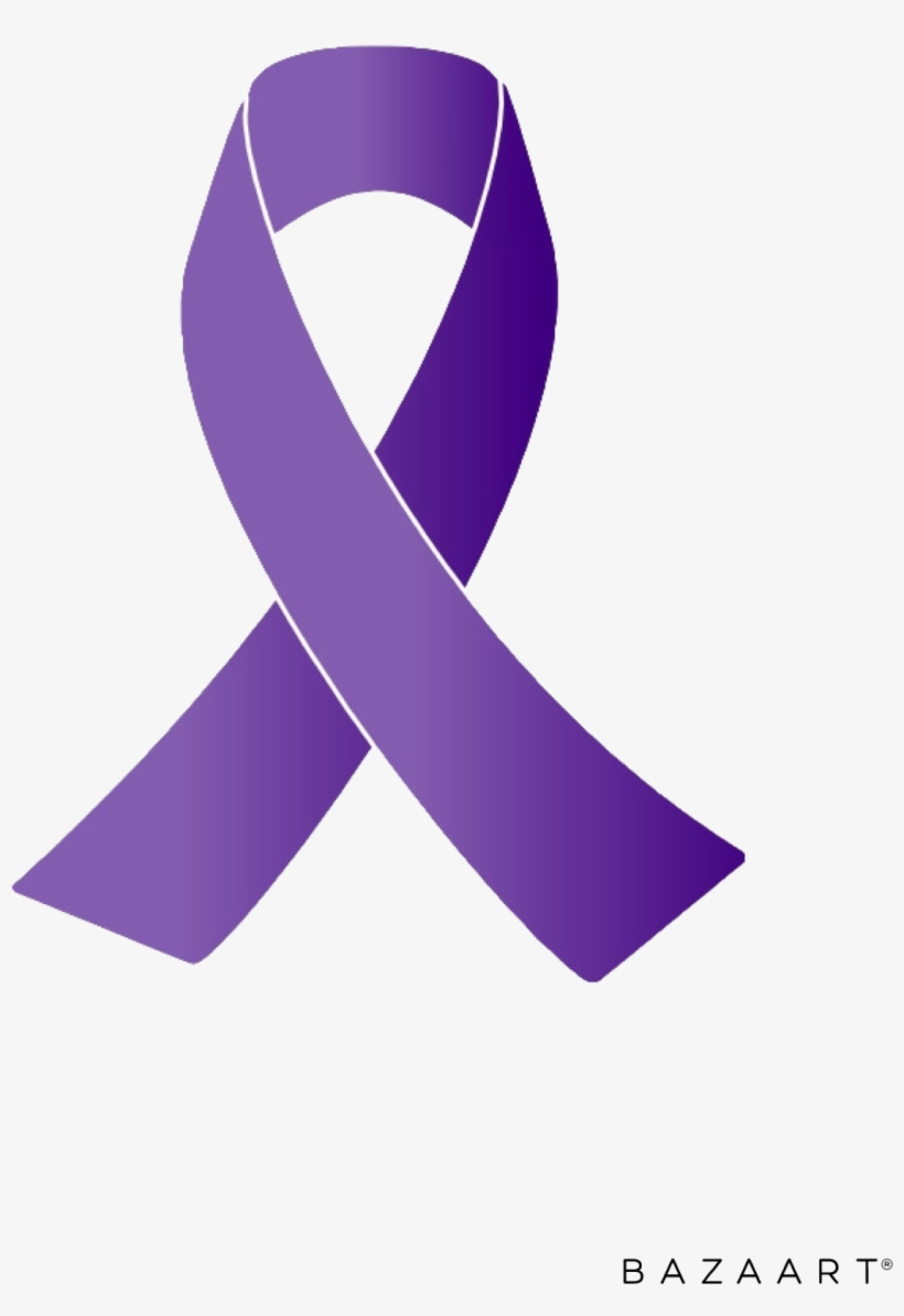 Purple Ribbon Clip Art For Overdose Awareness - Dia Mundial De La Epilepsia, transparent png