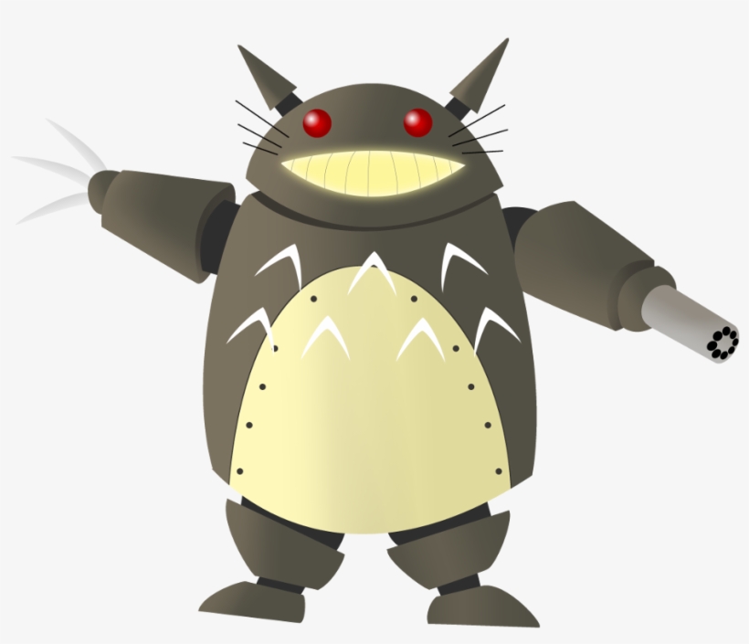 Totoro Robot, transparent png