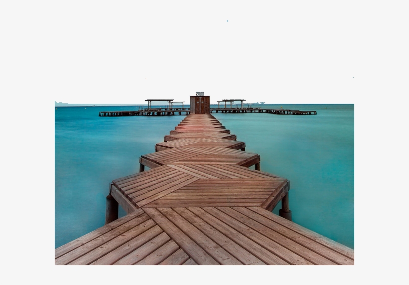 Pont De Pierre Puente De Madera Timber Bridge - Sea, transparent png