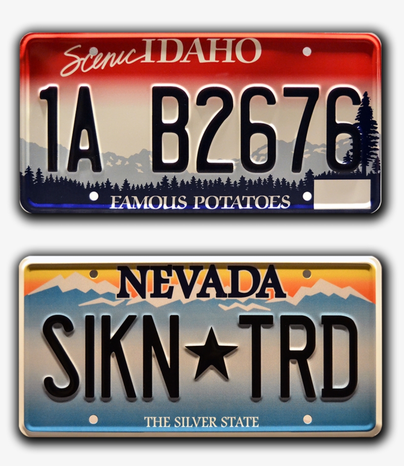 Movie Collectible Man Cave Décor From Supernatural - Nevada License Plate, transparent png