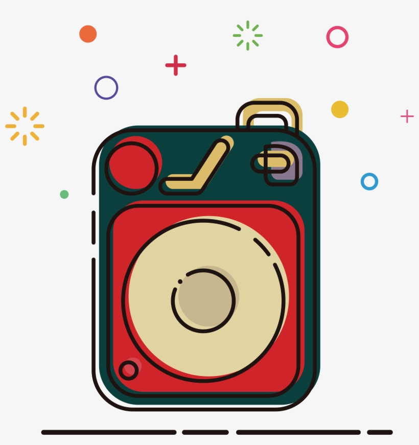 Mbe Illustration Style Speaker Retro Png And Vector, transparent png