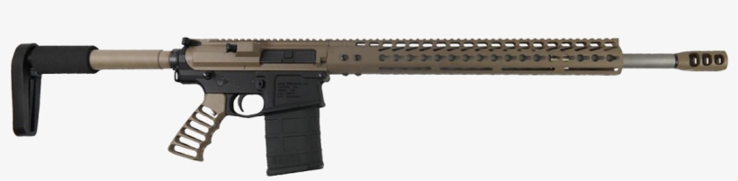 Guntec Usa Ultralight Skeletonized Aluminum Ar15 Pistol - Assault Rifle, transparent png