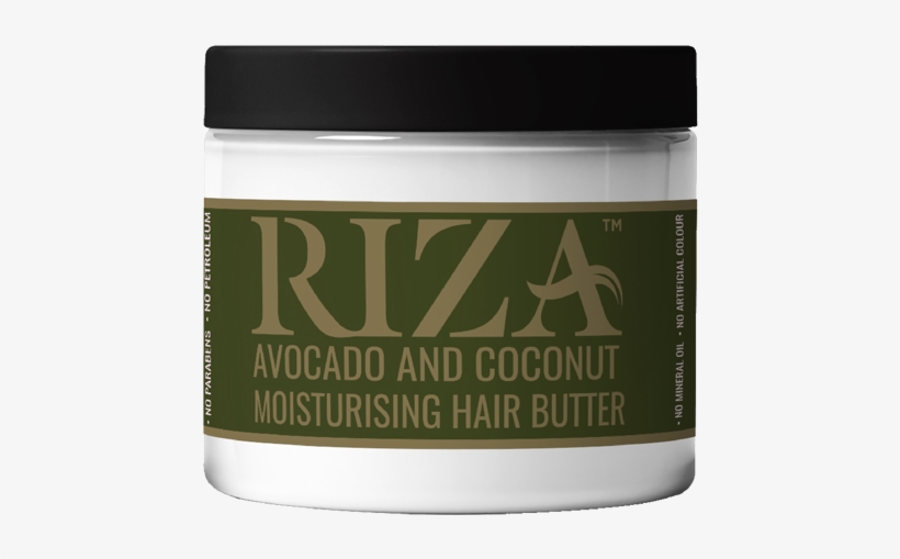 Riza Moisturizing Avocado And Coconut Hair Butter - Cosmetics, transparent png