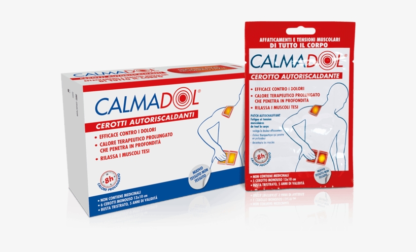 Calmadol Self Heating Patch Bandage Montefarmaco - Calmadol Cerotto Riscaldante, transparent png
