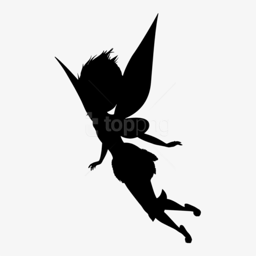 Free Png Fairy Silhouette Transparent Png - Silhouette Free Fairy Clipart, transparent png