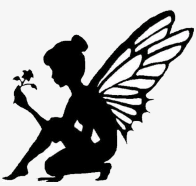 #disney #tinkerbell #silhoutte - Fairy Vinyl, transparent png