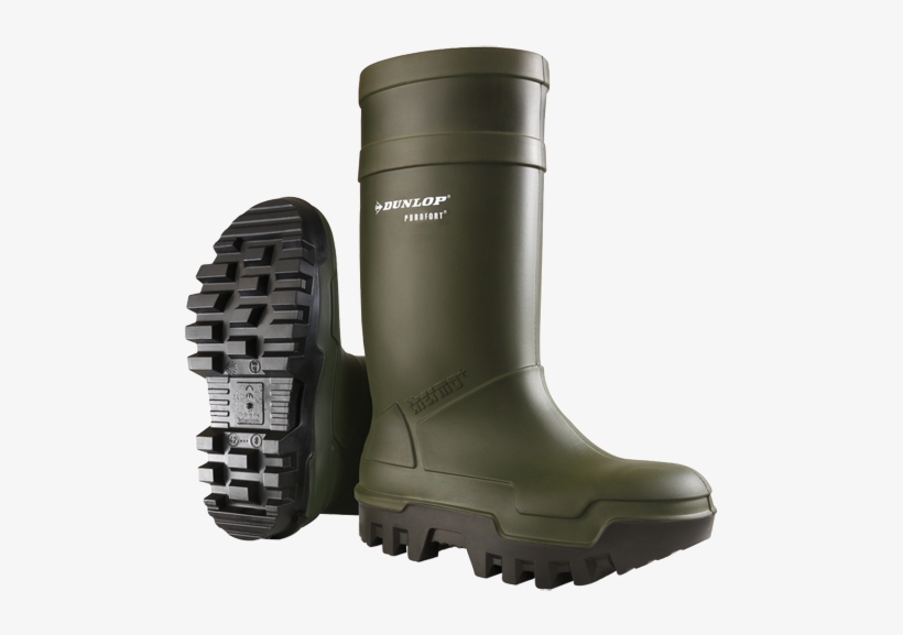 The Boots Feature Energy Absorption Of The Heel Region - Dunlop Purofort Thermo, transparent png