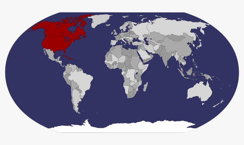 North America Area World Federation Of Methodist And - Map Of Where Pyrite Is Found, transparent png