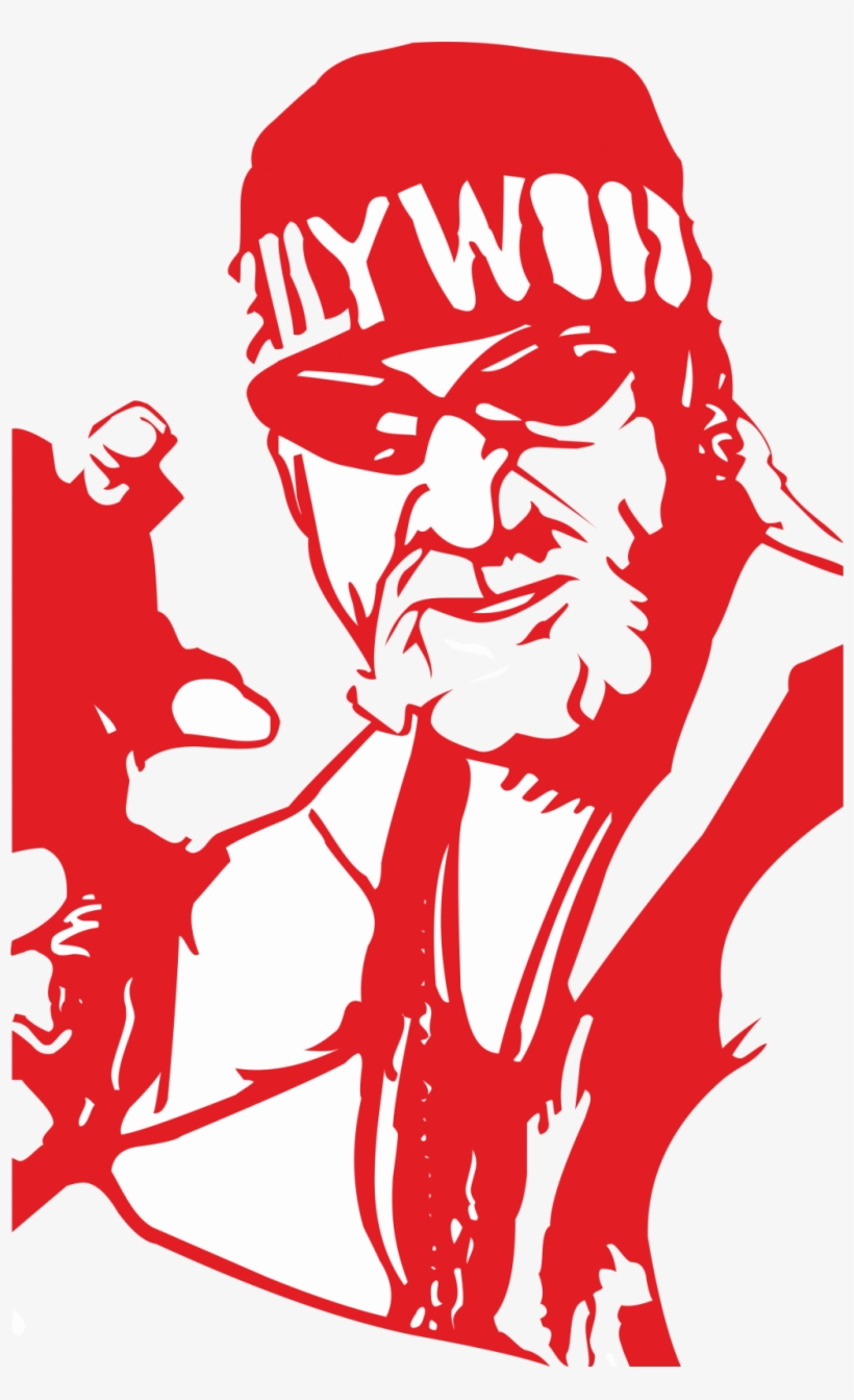 Simulator - Hulk Hogan Silhouette, transparent png
