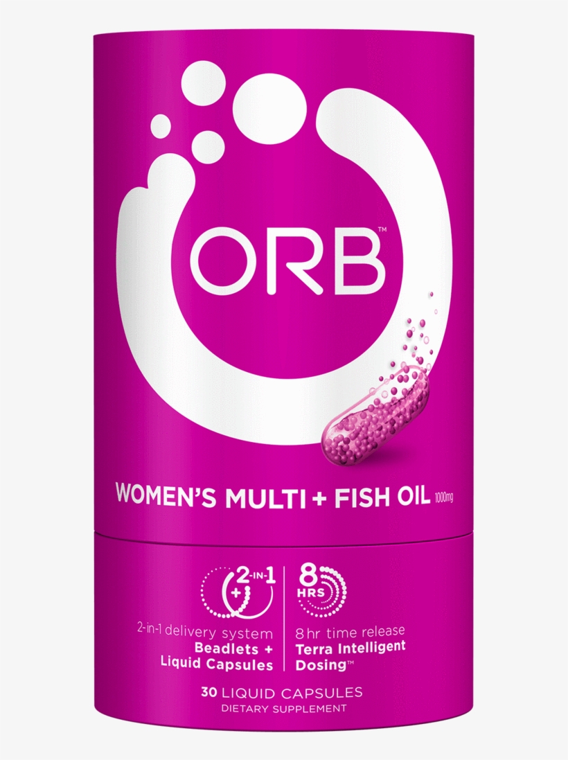 Orb Women's Multi Fish Oil, transparent png