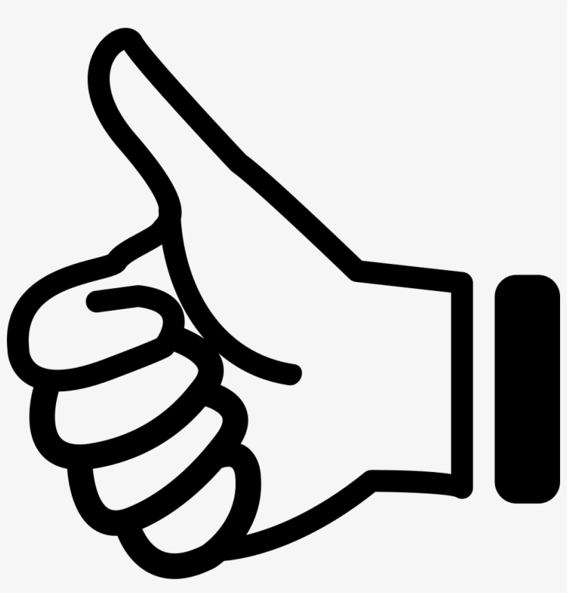 Thumb Up Comments - Like Right Hand, transparent png