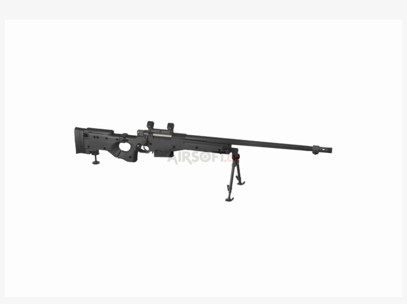 338 Bolt Action Sniper Rifle Black - Assault Rifle, transparent png
