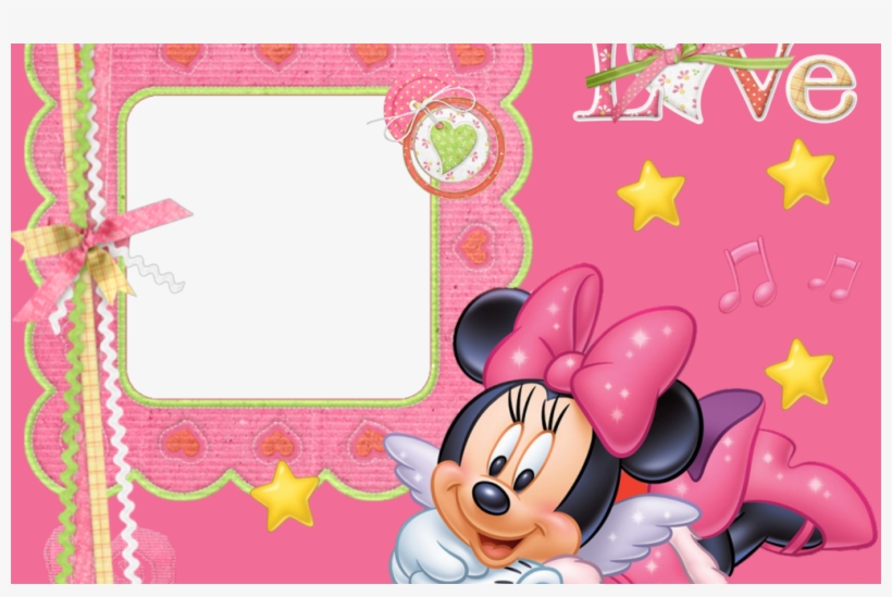 Marcos Para Fotos De Minnie ~ Marcos Gratis Para Fotografías - Wall Painting Of Minnie Mouse, transparent png