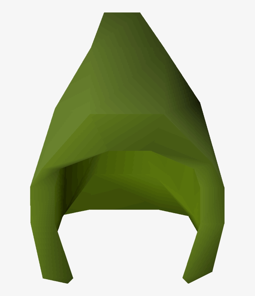 The Ranging Hood Is The Skillcape Hood Associated With - Green Hood Osrs, transparent png
