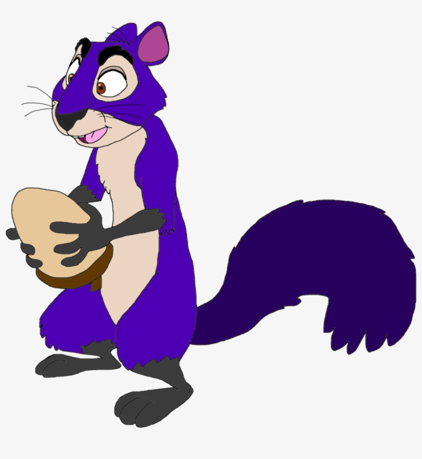 Surly With Acorn Vector By The Acorn Bunch - Cartoon, transparent png