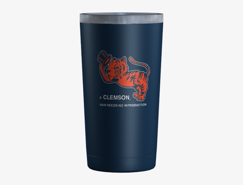 Clemson Man Navy - Pint Glass, transparent png
