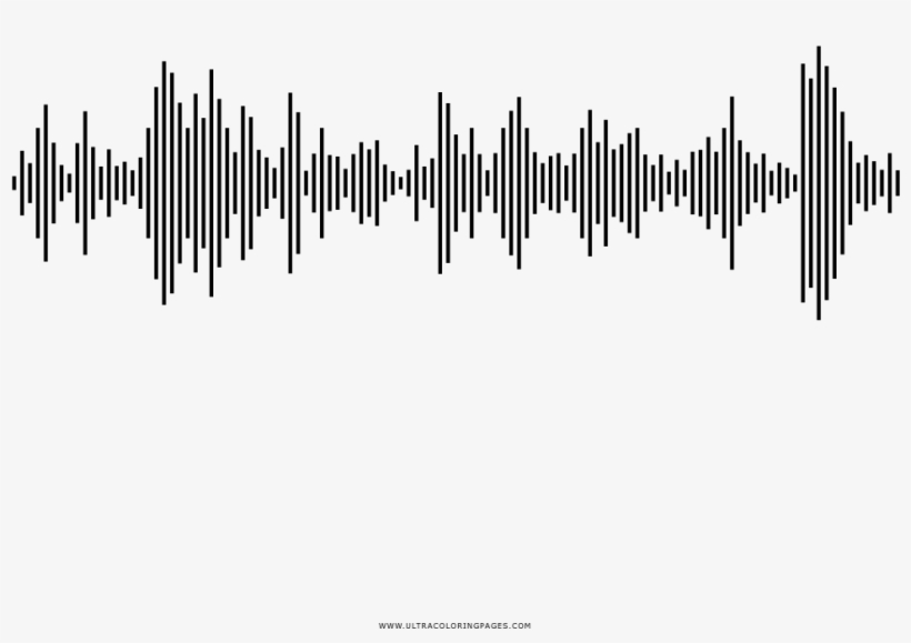 Soundwave Coloring Page - Desenho Onda Sonora Png, transparent png