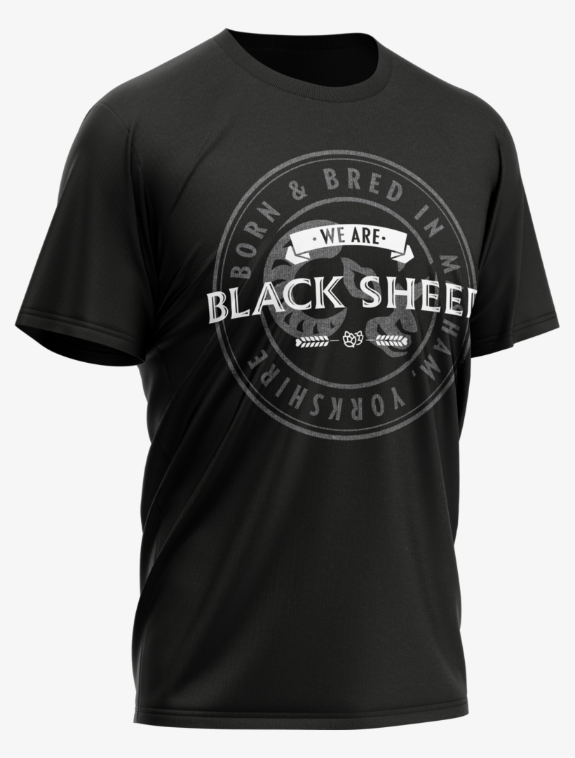 Bs Weareblacksheep Black - Live In Your Face Shirt, transparent png
