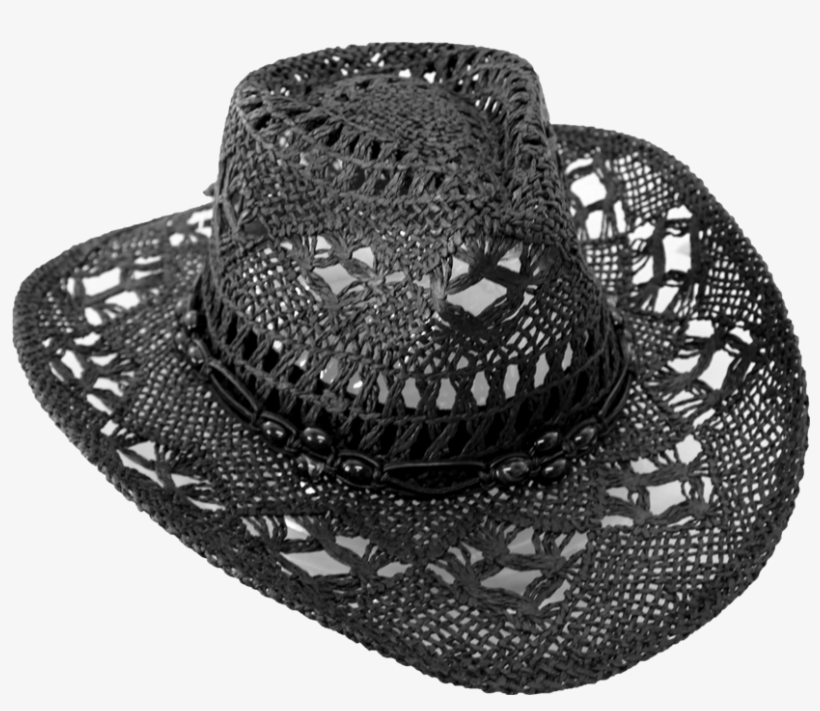 Oc Special Straw Hat In Black - Cowboy Hat, transparent png
