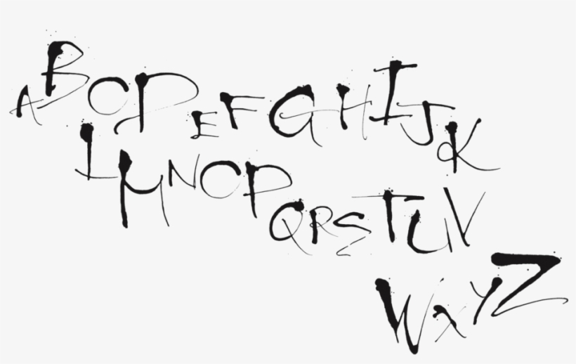 Alphabet - Calligraphy, transparent png