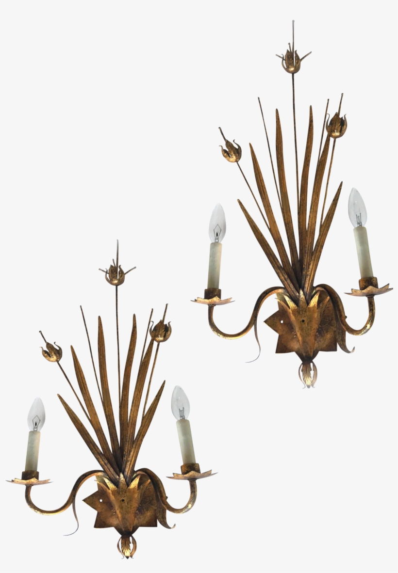 Ferrocolor Sconces A Pair Flicker Lighting On - Chandelier, transparent png